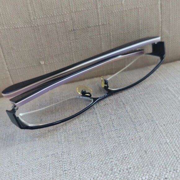 Juicy Couture Women Eyeglasses Frame Halr Rim Black LUCY Glasses Made in Italy - Picture 7 of 12